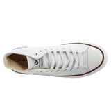VICTORIA CANVAS HIGH-TOP SNEAKER UNI WHT