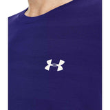 UA Mens Seamless Wave SS Tee Blue
