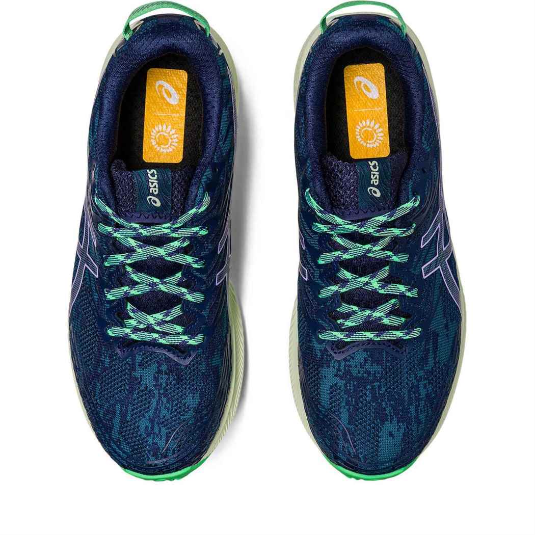 Asics Fuji Lite 3 Womens Navy/Green