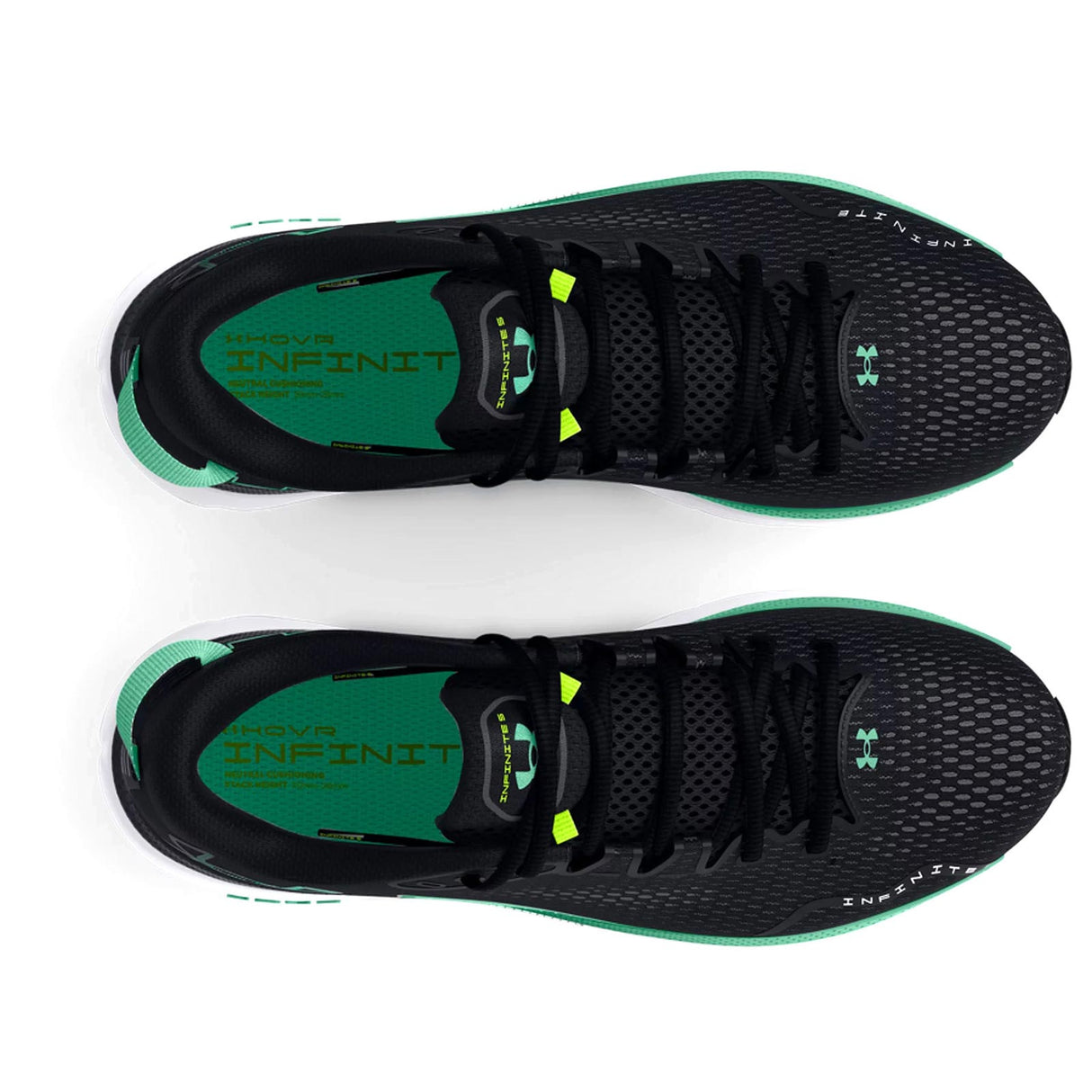 UA HOVR Infinite 5 Mens Black/Green
