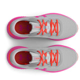 UA Charged Rogue 3 Kid Girls Grey/Pink