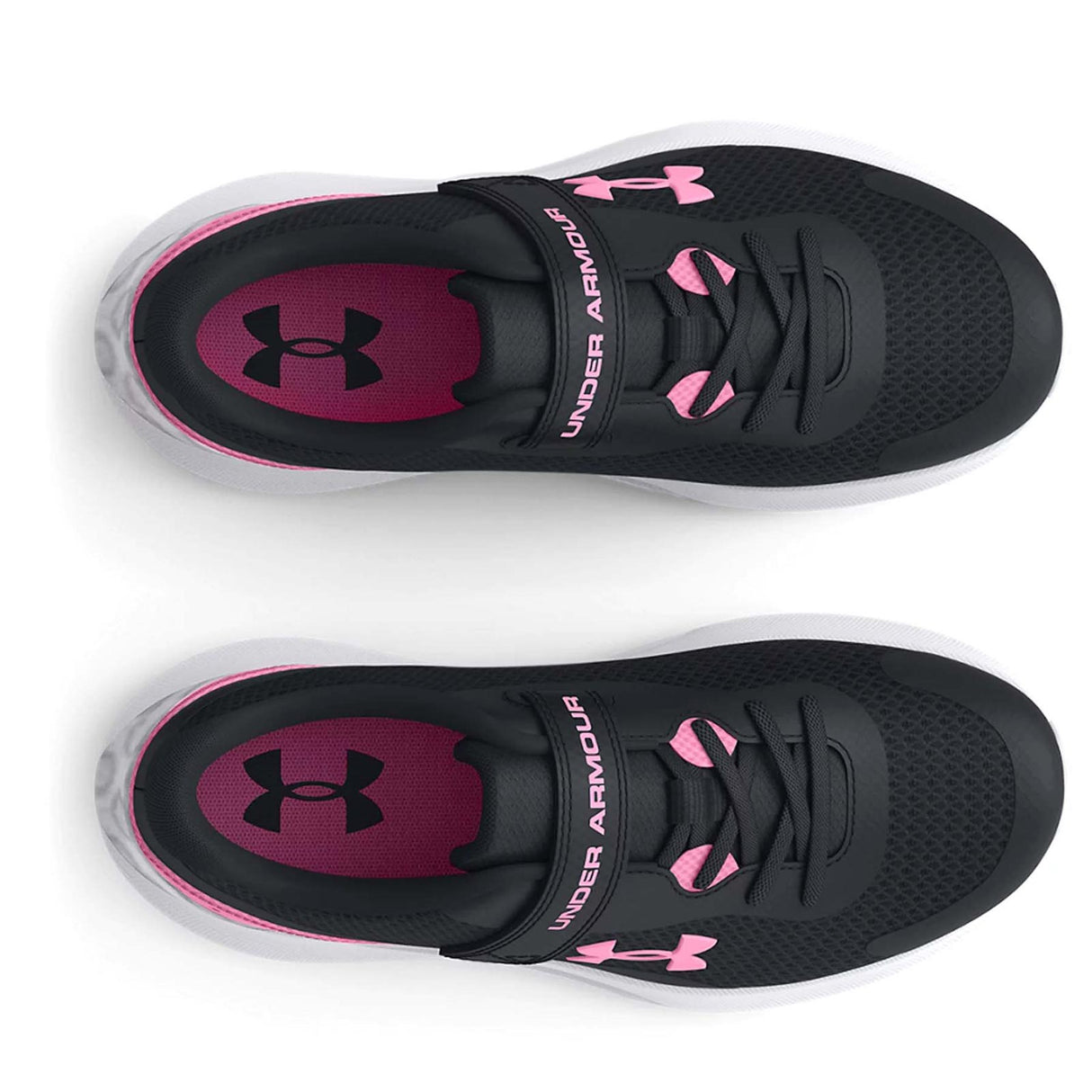 UA Surge 3 Jnr Girls Black/Pink