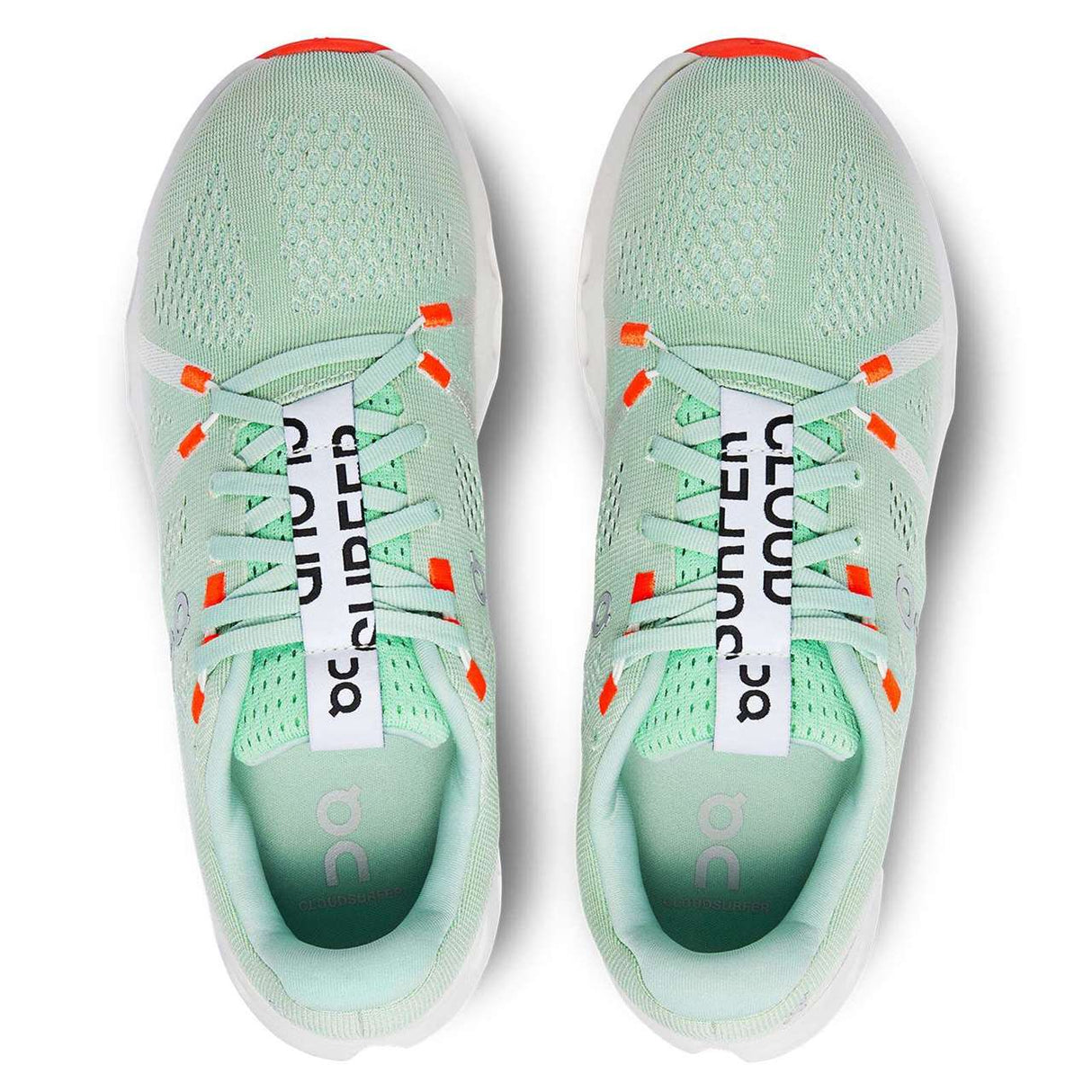 ON Cloudsurfer Womens White/Green