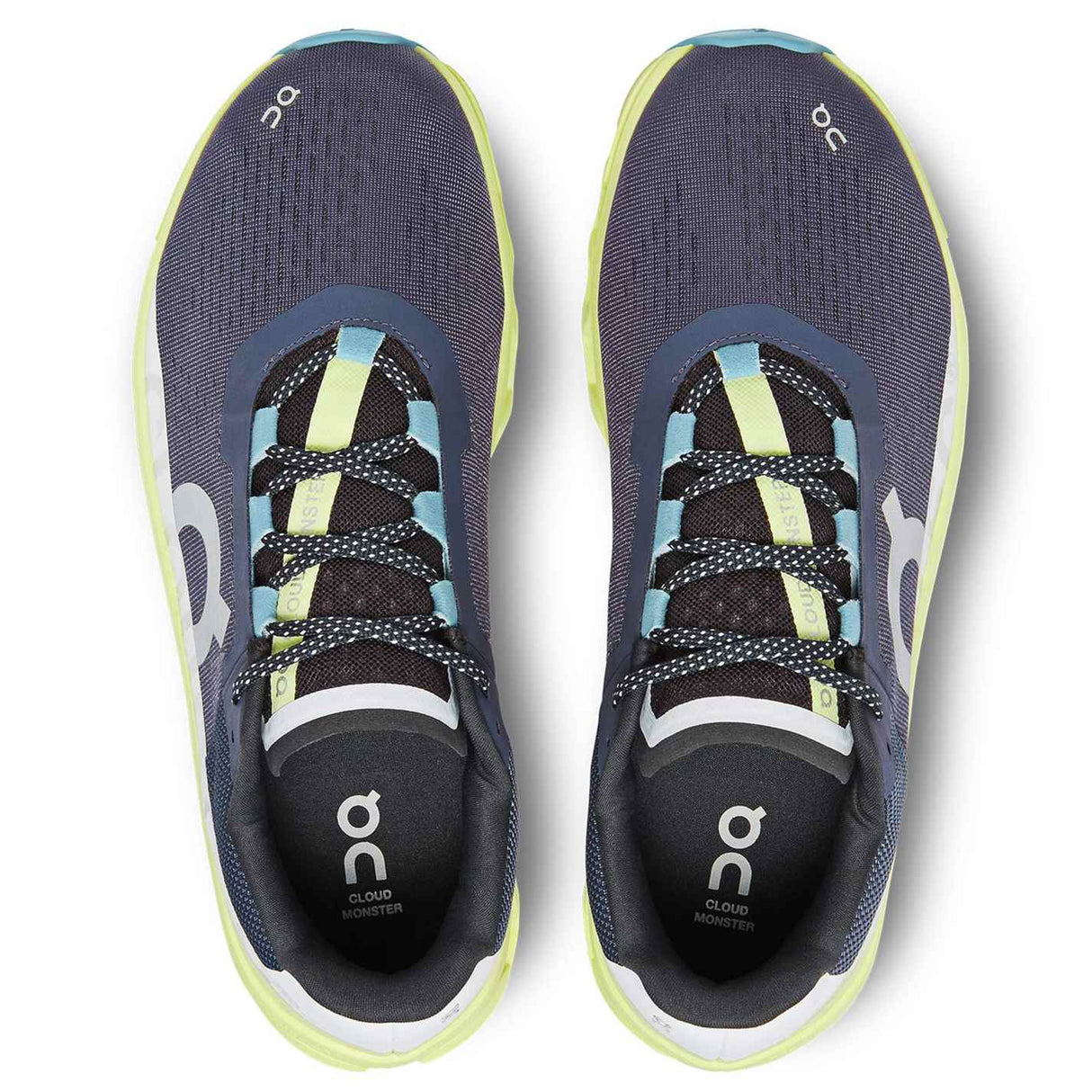 ON Cloudmonster Mens Grey Blue