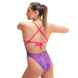 SPEEDO ALOV DIGI TIEBK 1PC AF BLUE/PINK
