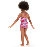 SPEEDO LTS DIGI FRILL TRSP IF PINK/PUR