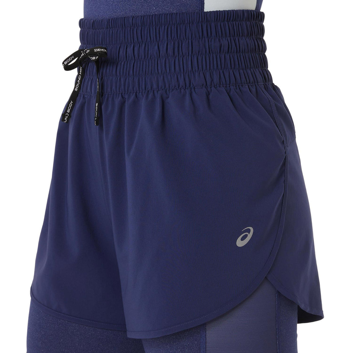 ASICS WOMENS NAGINO 4IN RUN SHORT BLUE