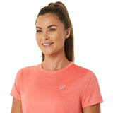 ASICS WOMENS CORE SS TOP PINK