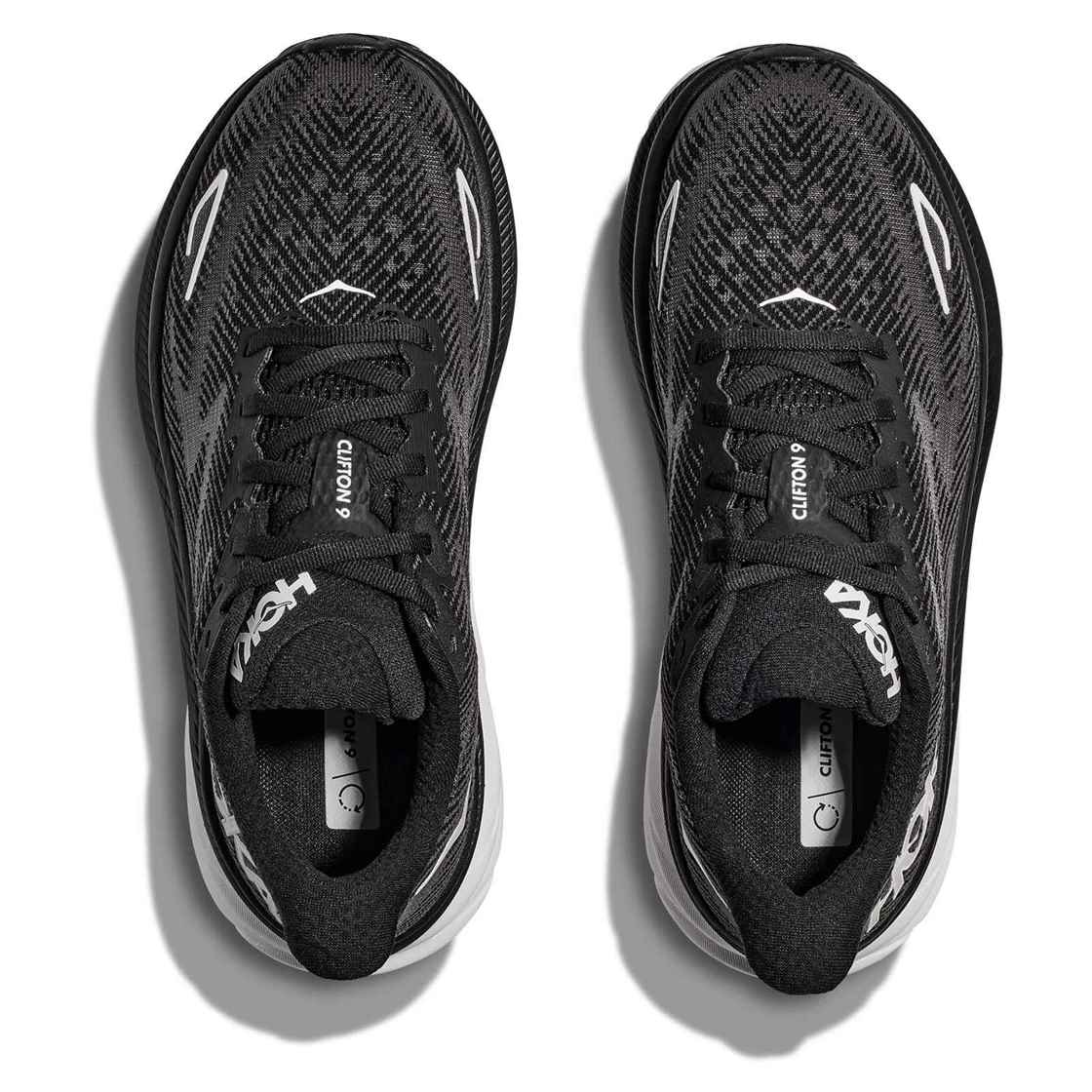 Hoka Clifton 9 Womens Black/White