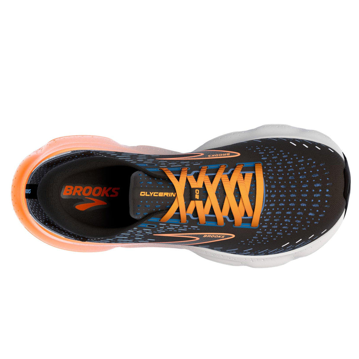 Brooks Glycerin 20 Mens Black/Orange