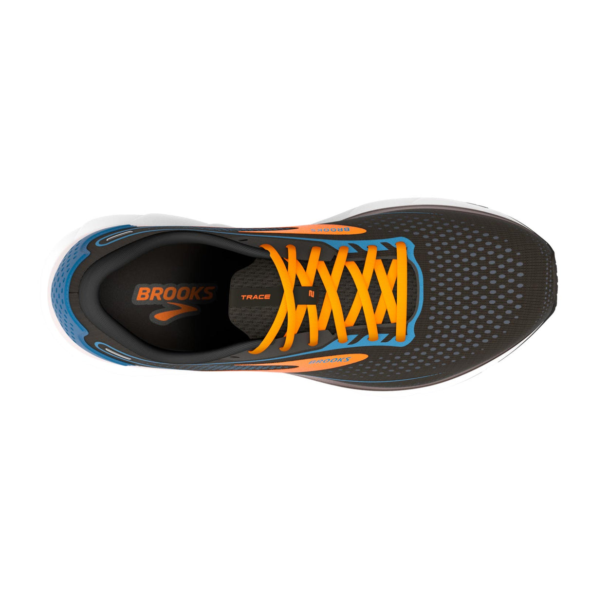 Brooks Trace 2 Mens Black/Orange