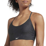 Reebok Womens Lux Strappy Bra AOP MS Blk