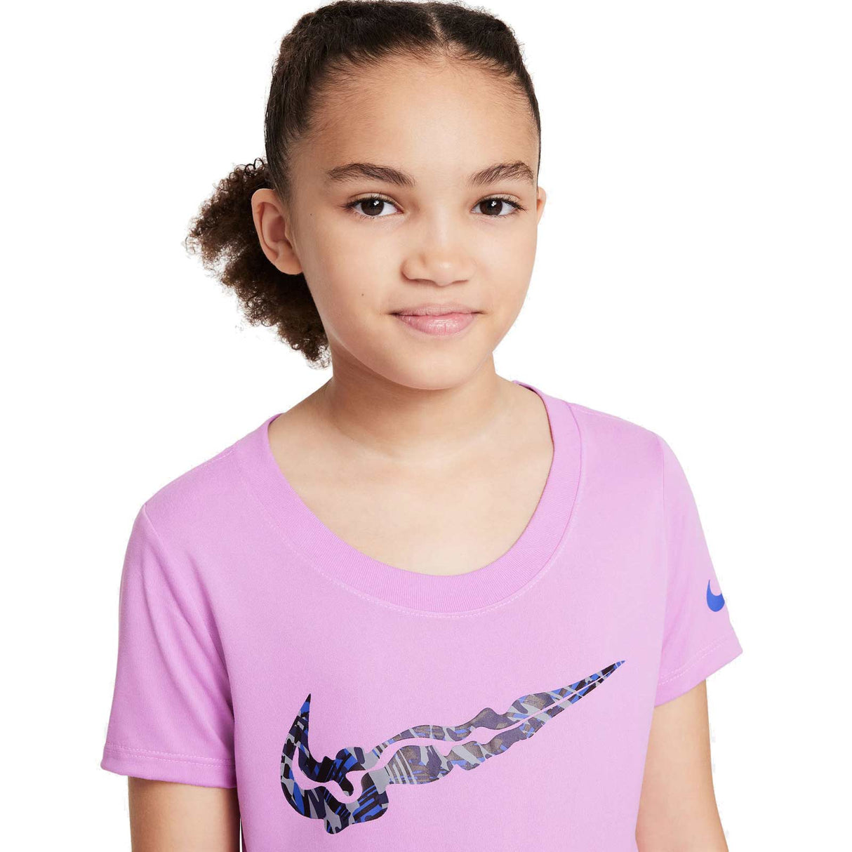 Nike Girls DF Tee Scoop SE+ Pink
