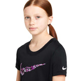 Nike Girls DF Tee Scoop SE+ Black
