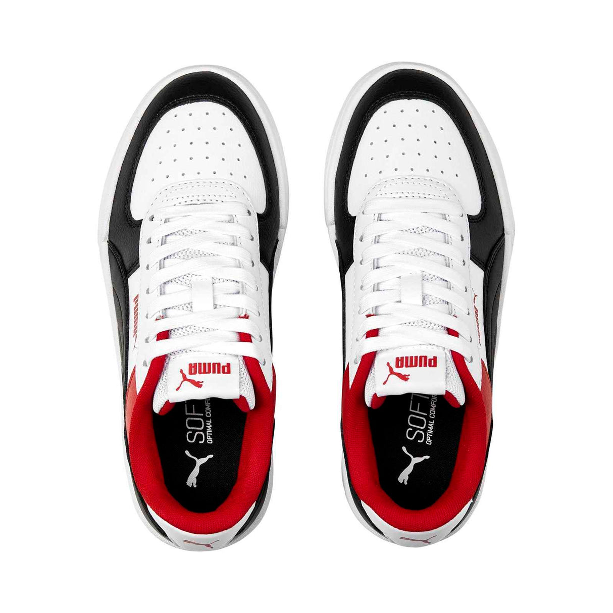 Puma Boys Caven Block Black/Red
