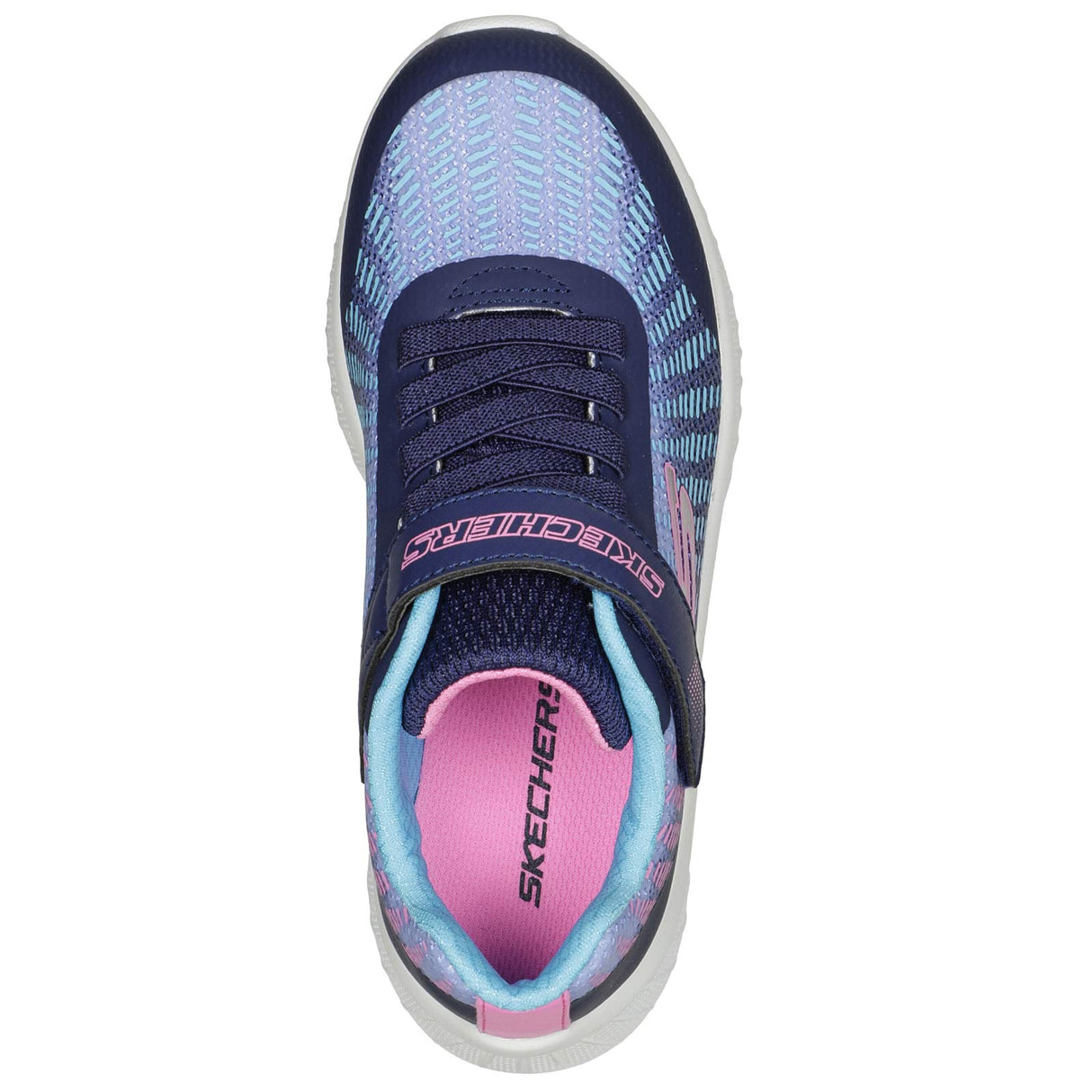 Skechers Microspec Plus Jnr Girls Navy