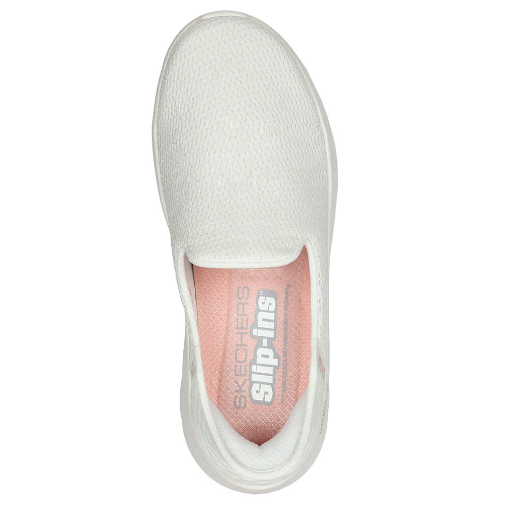 Skechers Go Walk Slip Ins Womens Wht