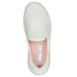 Skechers Go Walk Slip Ins Womens Wht