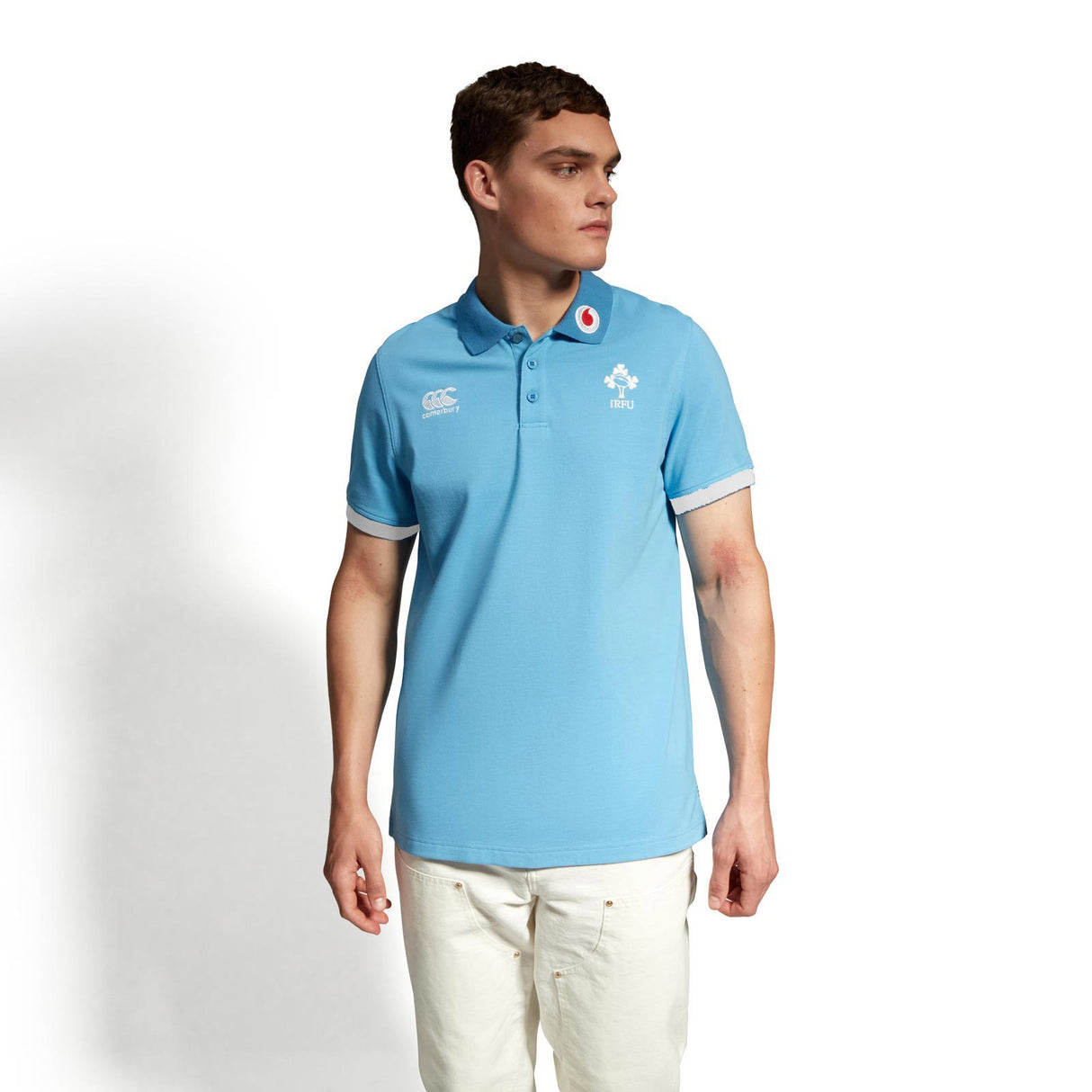 Canterbury IRFU 23 Team Polo Shirt Blue