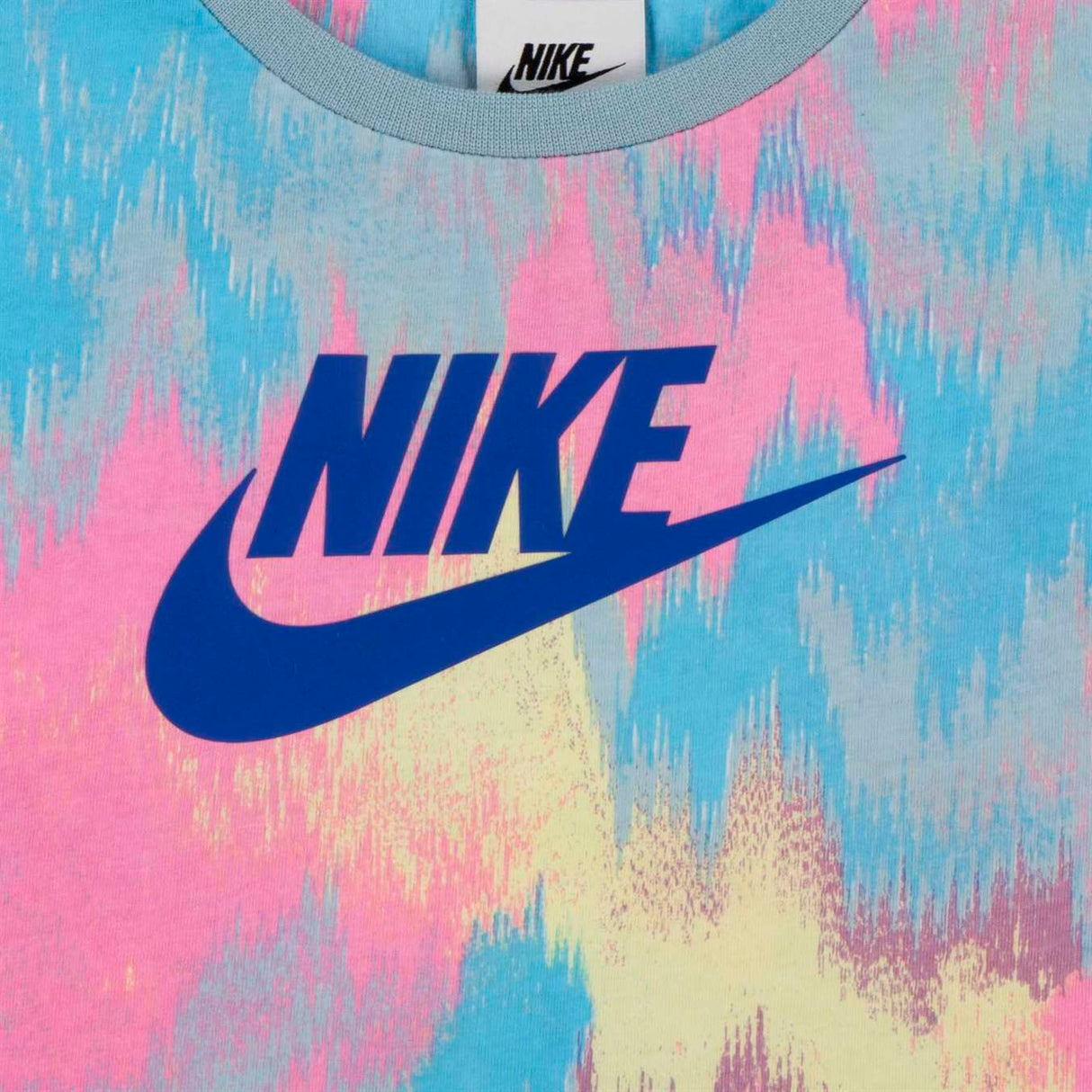 NIKE INF BOXY TEE & BIKE SHORT SET BLUE