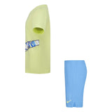 NIKE JNR WILD AIR MESH SHORT SET BLUE