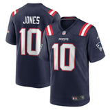 Nike Patriots Jones 10 Home Jersey Navy