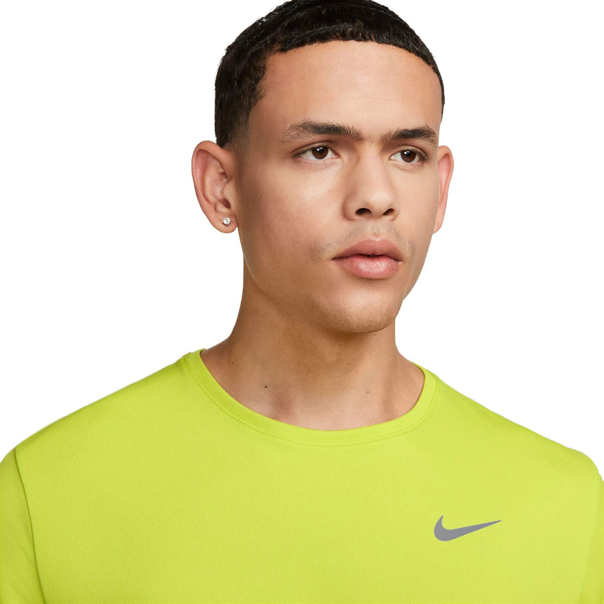 Nike Mens Dri-Fit UV Miler SS Green