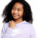Nike Girls Sportswear Club Hoody Purple