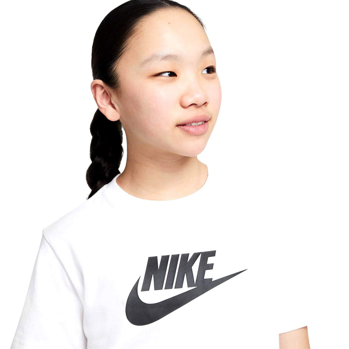 Nike Girls NSW Tee Futura SS BF Tee Wht
