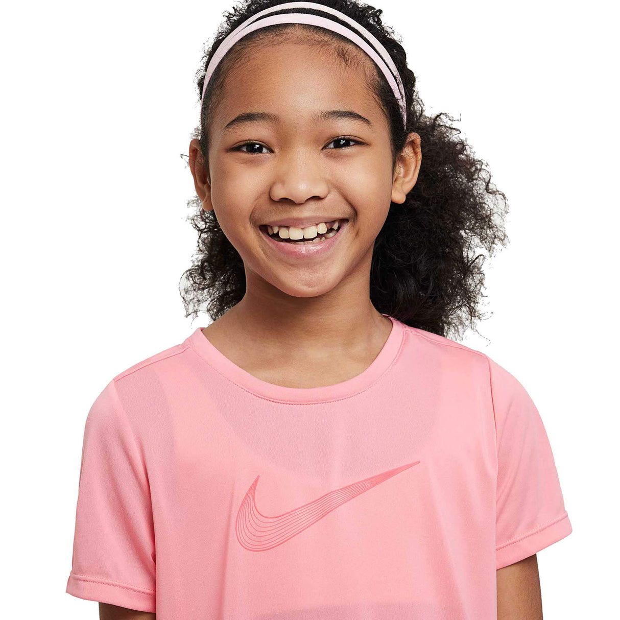 Nike Girls DF One SS Top GX Pink