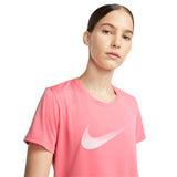 Nike Wmns One DF Swoosh HBR SS Top Pink