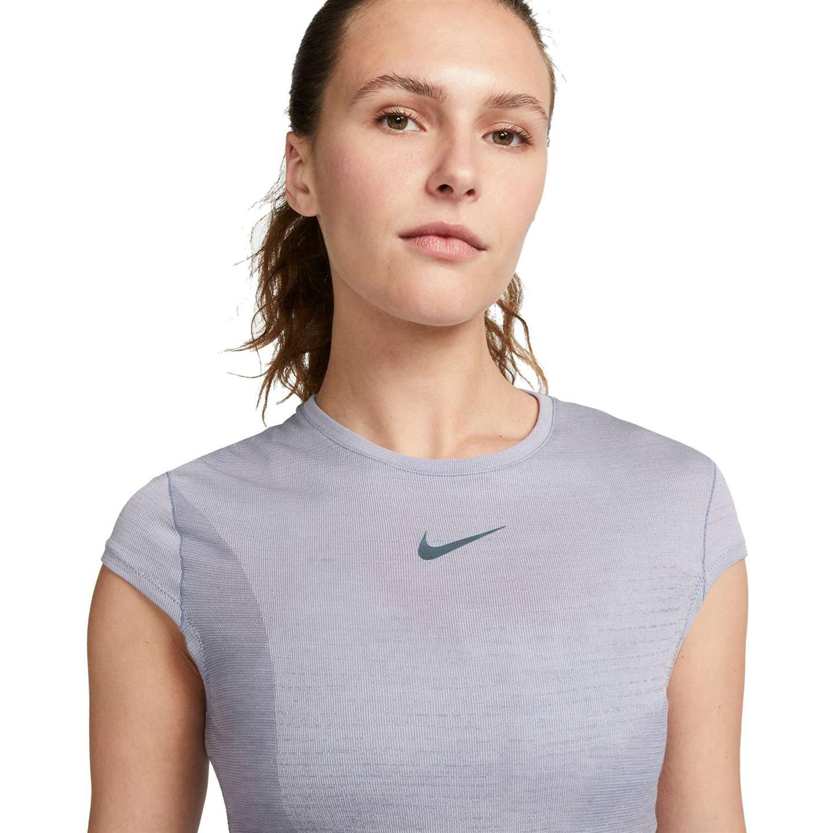 Nike Wmns DF Run DVN SS Top Purple