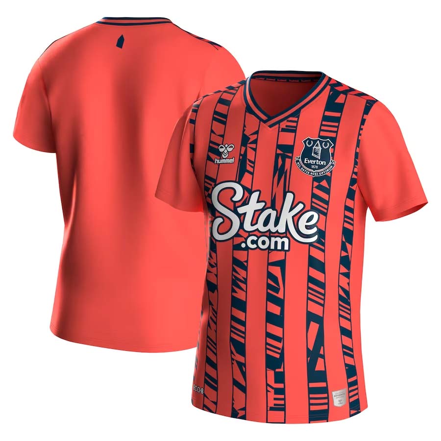 Hummel Everton 23 Away Jersey Pink