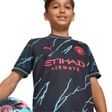Puma MCFC 23 3rd Kids Jersey Navy