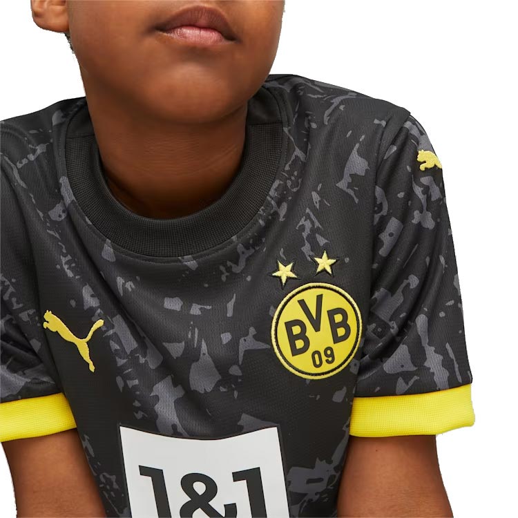 Puma BVB 23 Away Kids Jersey Black