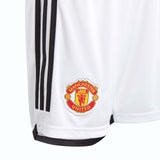 adidas Man Utd 23 Kids Home Short White