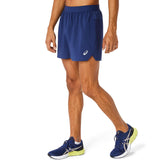 Asics Mens Road 5in Short Blue