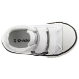 Victoria Velcro Canvas Sneaker Jnr Wh/Bk