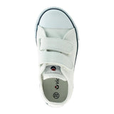 Victoria Velcro Canvas Sneaker Jnr White