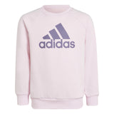 adidas Jnr Girls BOS Jogger Set Pink