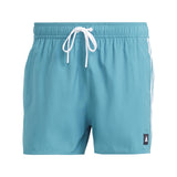 adidas Mens 3S CLX VSL Swim Shorts Green