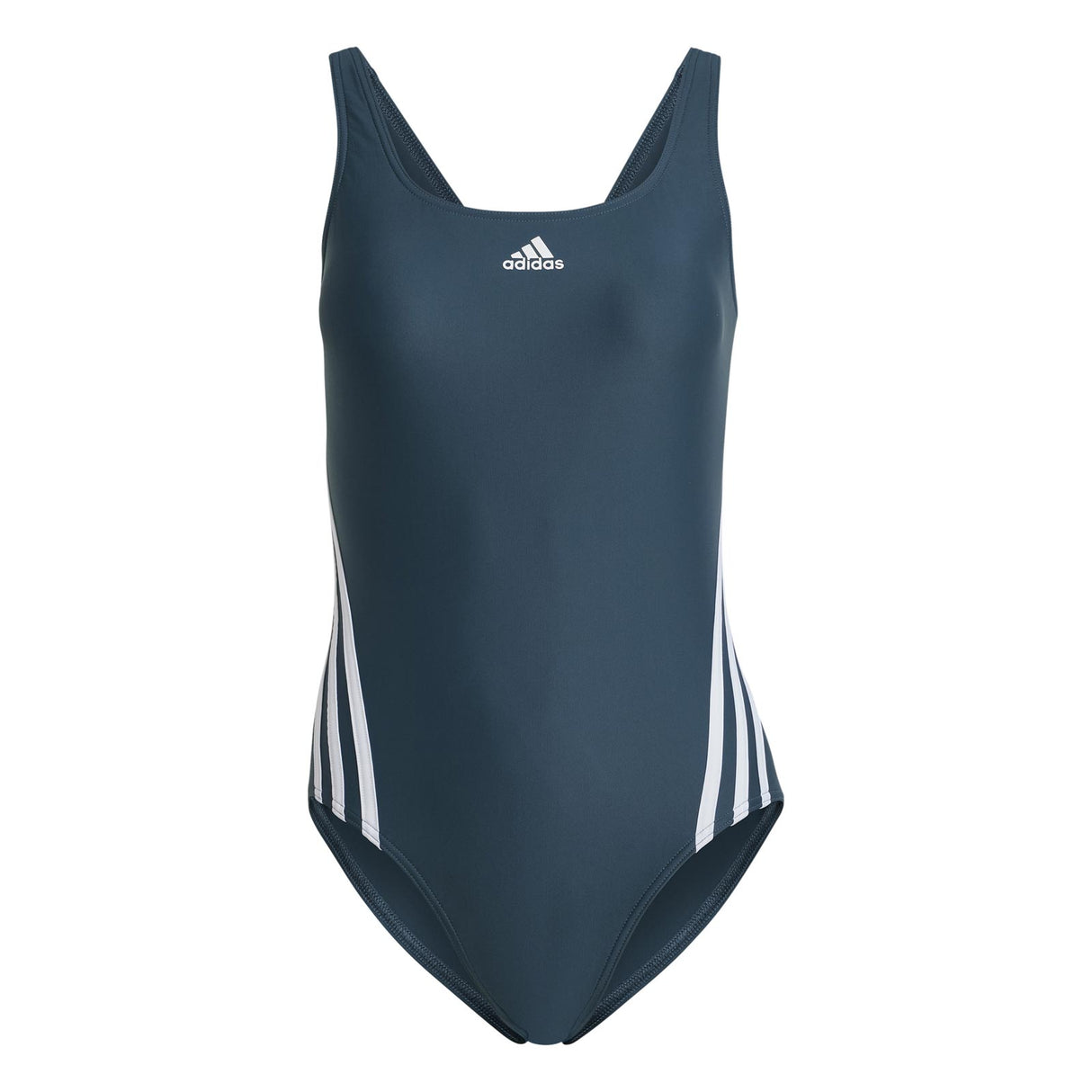 adidas Womens 3S Swimsuit Green