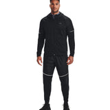 UA Mens AF Storm FZ Hoodie Black