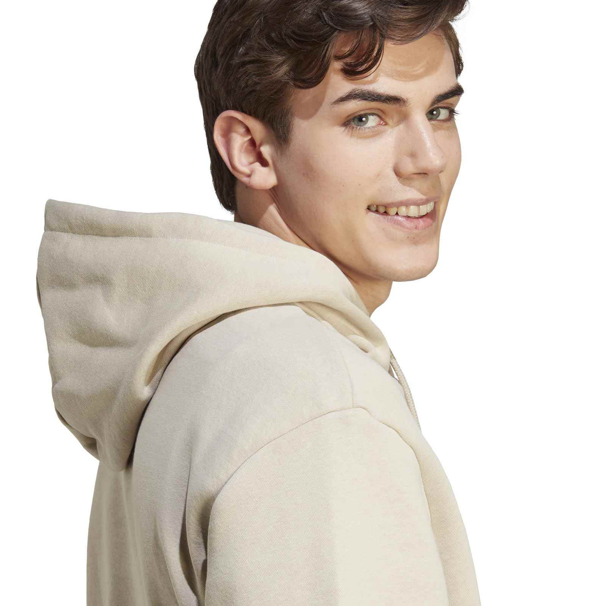 adidas Mens All SZN Hoodie Beige