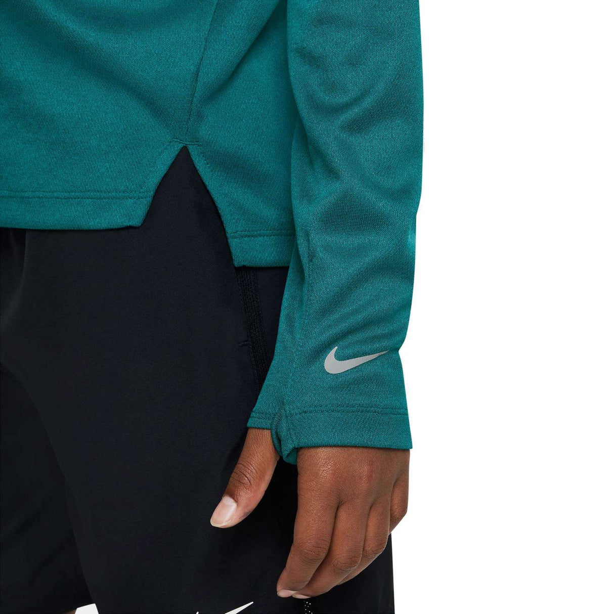 Nike Boys DF Multi Tech LS HZ Top Blue