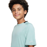Nike Boys DF Multi Tech SS Top Blue