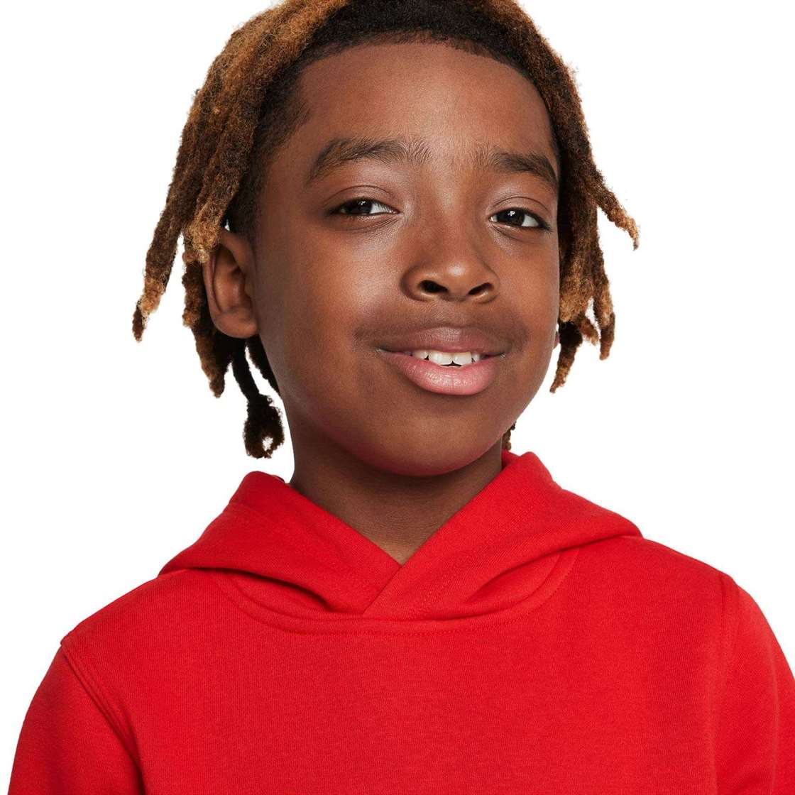Nike Boys NSW SI BB Fleece PO Hoody Red