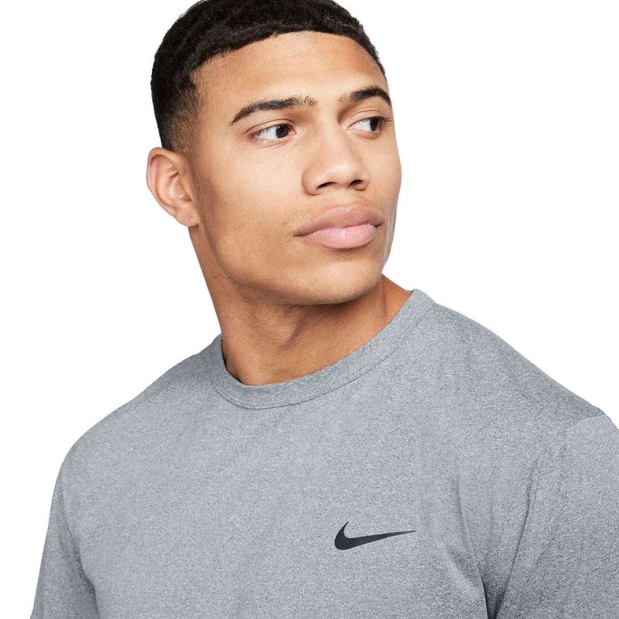 NIKE DF UV HYVERSE Mens  SS Grey