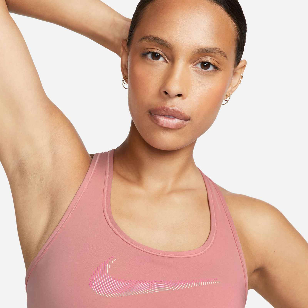Nike Wmns DF Swoosh Hybrid Padded Bra Rd