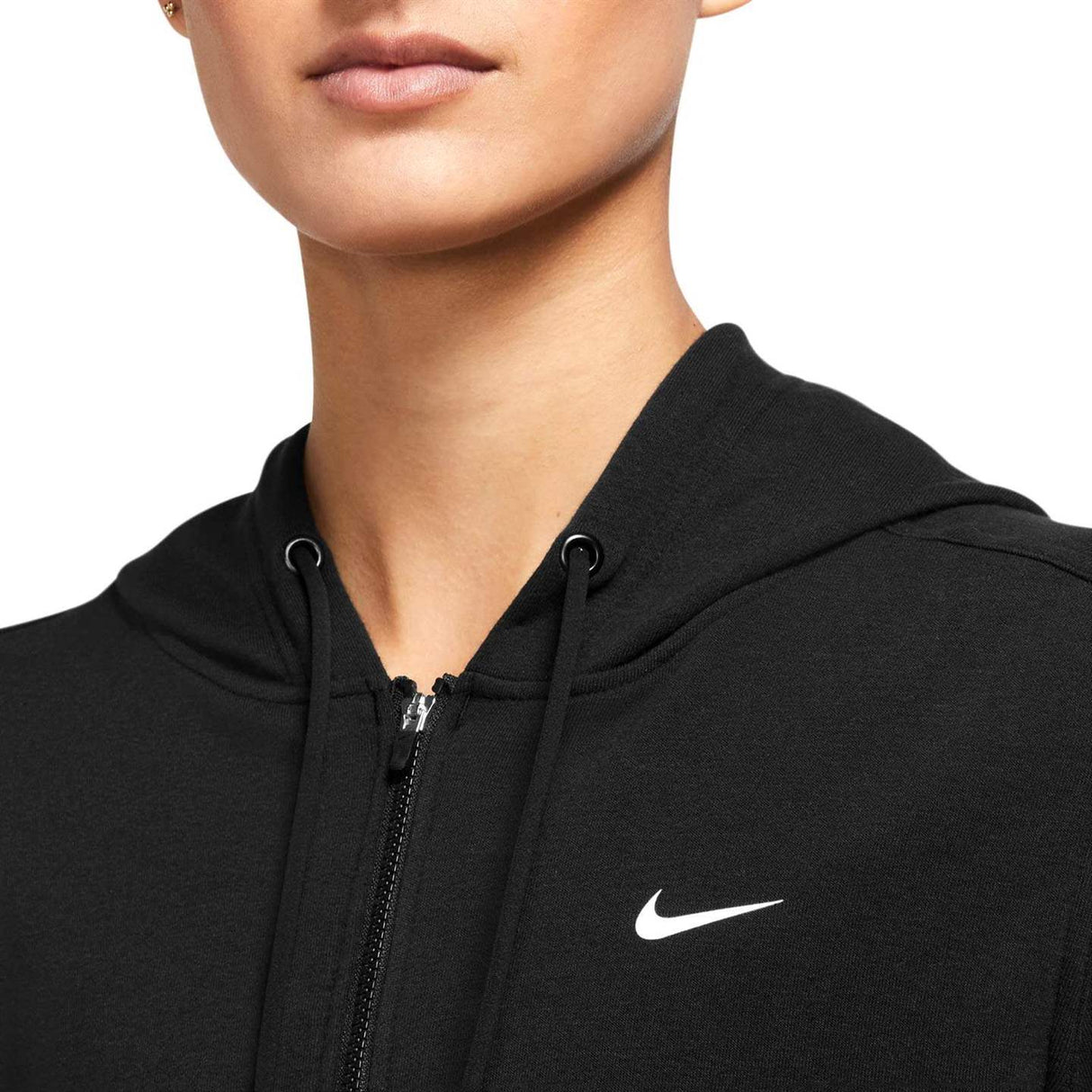 Nike Wmns One Dri Fit LBR FZ Hoody Black